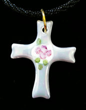 Load image into Gallery viewer, Beautiful Cross Pendants with Roses