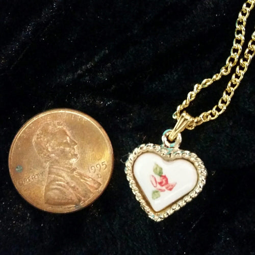 Miniature Heart Pendant Necklace