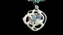 Load image into Gallery viewer, Hand Formed Pendant w/Fluorite and Silver