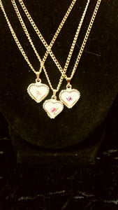 Miniature Heart Pendant Necklace