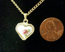 Load image into Gallery viewer, Miniature Heart Pendant Necklace