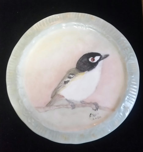 Beautiful Songbirds Hand Painted On a Porcelain Trivets