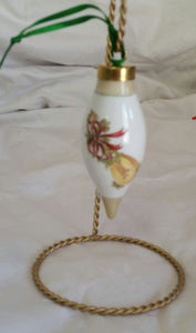 Porcelain Tear Drop Ornaments