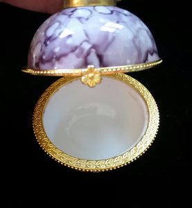 Round Box Ornaments with hinged clasp